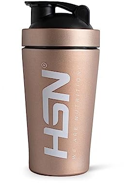 HSN Shaker We Are Nutrition! Edelstahl | 500 ml | Kupfer metallic | Rührbecher mit optimalem Mischsystem im Deckel, Anti-Fog-Verschluss | geruchsneutral | einfache Reinigung