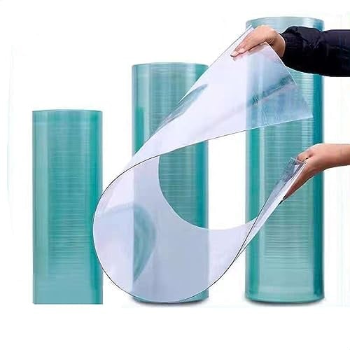 Placas de Policarbonato,Hoja de Plástico Transparente Ligero Panel Duradero Láminas Repuesto para Invernadero Resistentes a Luz para Techos,Cocheras,Solarios y Cerramientos (0.7x1m)