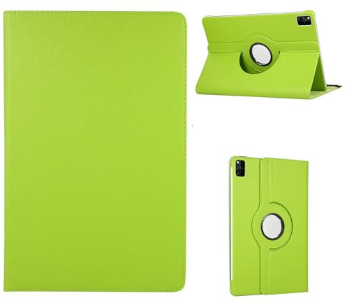 AYXYYDS Rotatif Étui pour Redmi Pad SE 11 Pouces Tablet 2023, 360 degrés Rotating Stand Housse de Protection pour Xiaomi Redmi Pad SE Tablet (Green)