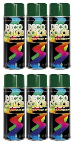 BDT Peinture Acylique - Aérosol 400 ml - Multi-Supports- Intérieur/Extérieur - Coloris RAL (6, Vert Jardin - Ral 6005)