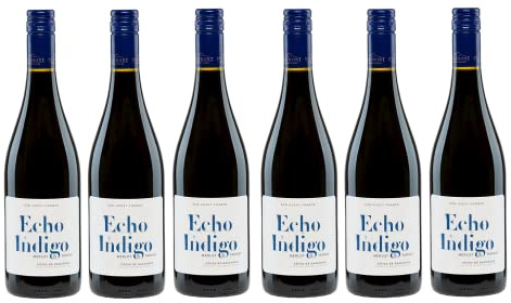 6x 0,75l - 2024er - Plaimont - Echo Indigo - Rouge - Merlot & Tannat | Côtes de Gascogne I.G.P. - Frankreich - Rotwein trocken