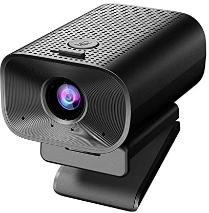 HDKEAN Webcam USB 1080p avec microphone et haut-parleur pour vidéoconférence, diffusion en continu, autofocus numérique, réduction du bruit