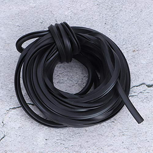 Câble de Ligne de Bande de Caoutchouc de Serre Noire de Joint en Caoutchouc de Serre pour l'étanchéité en Verre, Fournitures Essentielles pour Votre Serre (4m / 13.1ft)