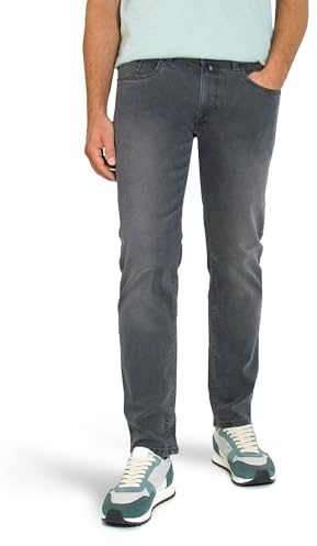 Pierre Cardin Herren Lyon Tapered Futureflex Strech Denim Jeans, Dark Grey Used