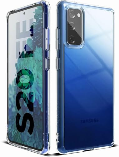 MC WHLZD Crystal Clear Hülle für Samsung Galaxy S20 FE 5G/4G, Dünn Weiches TPU-Silikon Transparent Handyhülle Stoßfest Kratzfeste Case Samsung Galaxy S20 FE Cover 6,5 Zoll