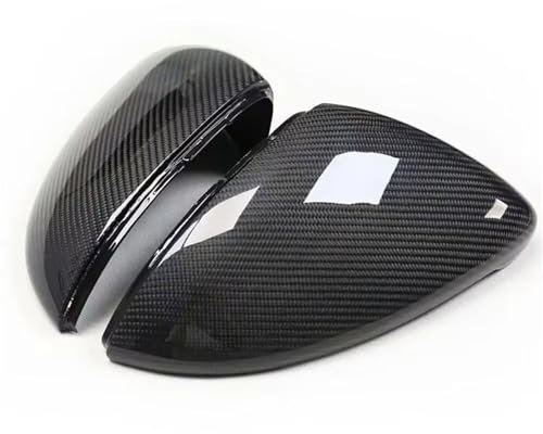 Auto Spiegelkappen Für VW Für GOLF 7 MK7 MK7.5 R GTI 2014-2019 Real Carbon Fiber Auto Ersatz Rückspiegel Seite Spiegel Flügel Abdeckung Kappe Außen Fall Trim Abdeckungen Seitenspiegel