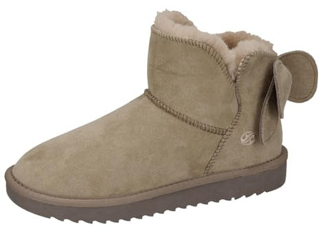 Dockers by Gerli Damen Schuhe Boots, Farbe:Taupe, Schuhgröße:EUR 39, Artikel:-770430 Taupe