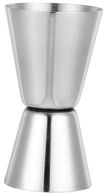 Misurino in acciaio inox a doppia testa per vino, per hotel, casa, campeggio, 30 ml o 60 ml, argento, 30/60 ml