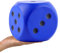 Anboor 5,9 Zoll große Schaumstoff - Würfel, weiche Riesenwürfel für Schulspiel - Würfel, Kinder - Spielzeuge, Geschenk - Sammlungen, dekorative Requisiten (blau)