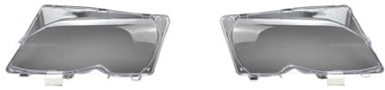 OGONGXM Pantalla de Cristal Transparente for Faros Delanteros de Coche, Carcasa de lámpara E46, Compatible con BMW Serie 3 E70 2002-2004(Right)