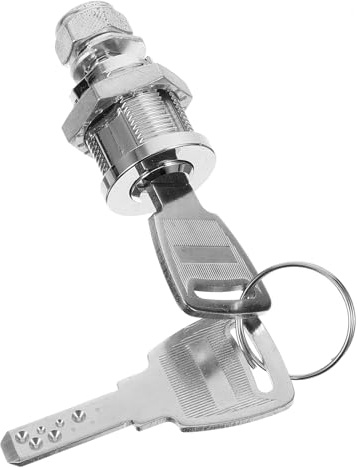 ELEOUTI Cerradura de Armario de Metal de Acero Inoxidable con Superficie Lisa Resistente para Puertas de Gabinete y Armarios de Cocina Segura y Duradera
