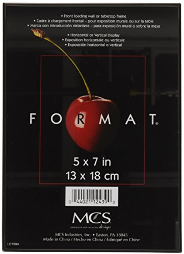 MCS 5x7 Inch Format Frame, Black (12439)