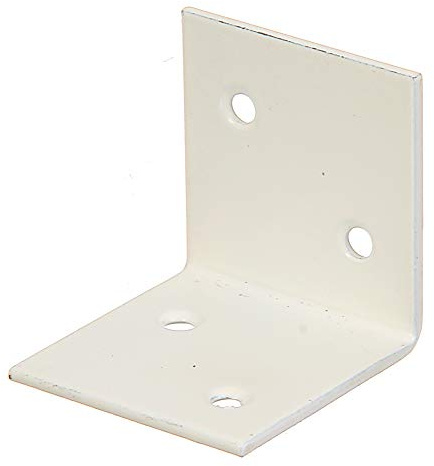 Alberts 847555 Breitwinkel | weiß kunststoffbeschichtet | 40 x 40 x 40 mm | 50er Set
