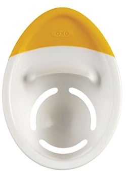 OXO Good Grips – Séparateur d'œuf 3-en-1 - Séparateur de jaune et blanc d'œuf 3-en-1 - Blanc et jaune