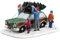 Lemax Jukebox Abzweigzubehör: Weihnachtsbaumtransport, Harz