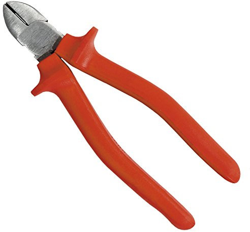 Pince coupante diagonale 160 mm, isolé 1000 V, acier trempé, électricien Pince de Topex