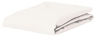 ESSENZA Spannbettlaken Satin Oyster, 160x200 cm - 100% Baumwollsatin 220TC - Uni