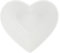 la Porcellana Cupido Cœur Bol cm 15 x 16,5 x 6,5 Go, Blanc