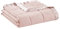 Madison Park Windom Down Alternative Blanket, Premium 3M Scotchgard Moisture Wicking Treatment, Lightweight and Soft Bed Cover For All Season, Satin Trim, Blush Twin