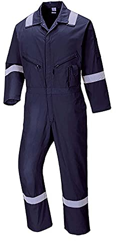 Portwest Iona Baumwoll Overall, Größe: 5XL, Farbe: Marine, C814NAR5XL