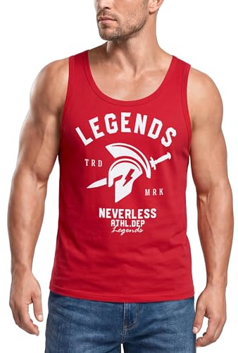 Neverless Cooles Herren Tank-Top Gladiator Sparta Gym Athletics Sport Fitness Muskelshirt Muscle Shirt