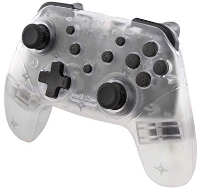 Nyko Wireless Core Controller - Bluetooth Pro Controller Alternative with Turbo and Android/PC Compatibility for Nintendo Switch - Clear [ ]