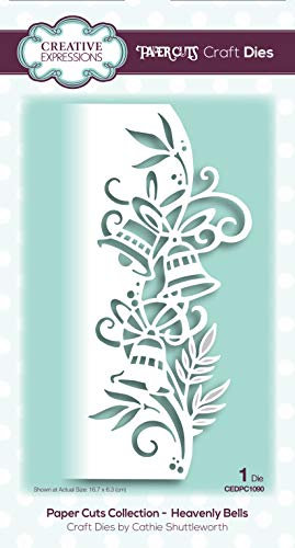 Paper Cuts Collection - Heavenly Bells Edger, Metal, 16.7 x 6.3 cm, CEDPC1090