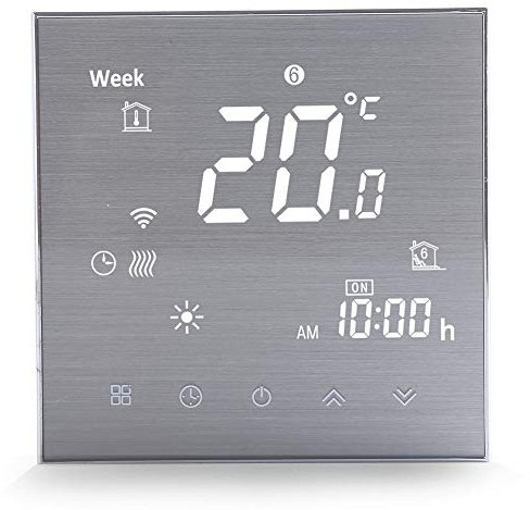 WiFi Smart Thermostat Electric Heating-Programmable WiFi Thermostats for Home(2019Update) Wireless Digital Temperature Controller, Remote Control Room Thermostat Compatible with Alexa Google Home 16A