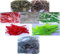 Spaghetti in Silicone vermetti Gomma Esca Artificiali Pesca Trota persico Black Bass Lago Fiume (col.3)