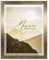 BIRAPA Monaco Bilderrahmen 21x29,7 cm (DIN A4) Bronze - Bilderrahmen Metall Optik, Alu Gebürstet Rahmen, Posterrahmen, Wechselrahmen