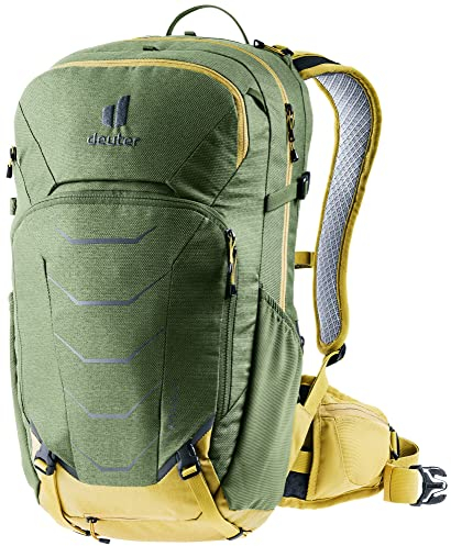 deuter Attack 20 Fahrradrucksack mit Protektor, Khaki-turmeric