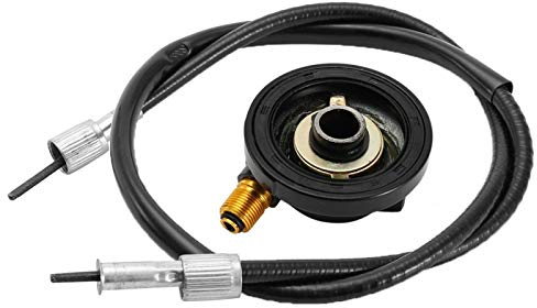 Yctze Tacho-Getriebe, 12mm Tachoantriebsrad mit Kabel GY6 50cc 150cc Scooter Teile