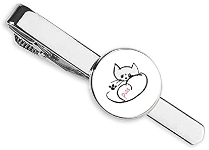 Krawattennadel mit Katzen-Motiv, Geschenk für Geschäftsmänner