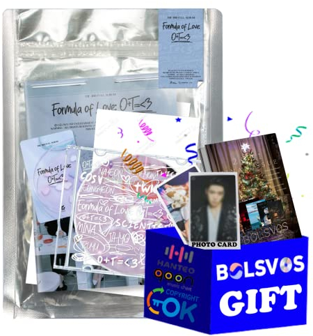 JYP Ent. Twice - Formular of Love: O+T=<3 [Result File ver.] (3rd Full Album) Album+BolsVos K-POP eBook (28p), Photocards