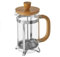 Cafetera francesa de acero inoxidable y bambú de 15x8x19 cm - LOLAhome