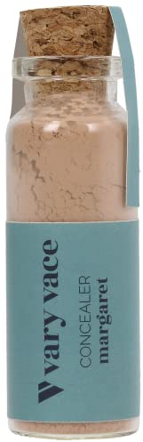 vary vace Concealer margret (dunkel) refill,mit hoher Deckkraft, weichzeichner und Mattiererer, im Glas mit Korkenzertifizierte Naturkosmetik, vegan, plastikfrei