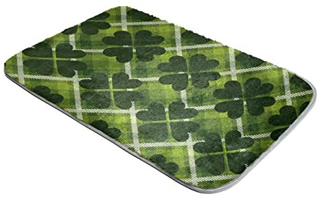 Shag Teppich, ultraweich, Plüsch, Kunstfell, Teppiche, Kleeblatt, mit Gitter