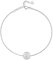 Armband für damen mit Initialen. Vergoldeter / versilbert Chirurgenstahl damen Armband ideal für Valentinstag und Muttertag Geschenk, Geburtstag... Schmuck damen armbänder (Versilberung, J)
