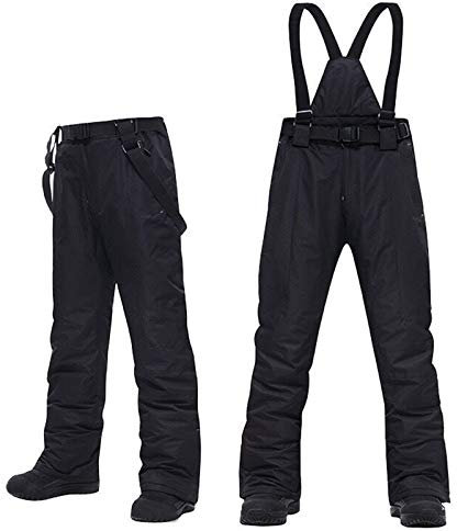 DondPO Arbeitslatzhose Herren, Dicke wasserdichte Warm Skihose Thermo Pants Winter Gefüttert 5XL Schneehose Motorradhose Wanderhose Taschen Winddicht Baggy Kletterhose Thermopants