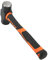 MUKCHAP Fäustel Hammer 900g, Klumpenhammer mit Fiberglasgriff, Vorschlaghammer für Gartenarbeit, Camping, 280 x 105 x 37 mm