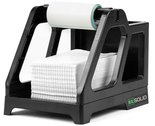 U.S. Solid Etikettenhalter für Rollen- und Fächeretiketten, 4x6 Etikettenrollenhalter für Desktop-Etikettendrucker