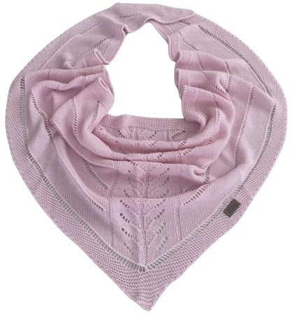 Dalisa: Weiche Unisex-Tücher und Schals aus Acryl-Strick OEKO-Tex-zertifiziert, leicht und gemütlich, Hergestellt in der Türkei (Puderrosa)