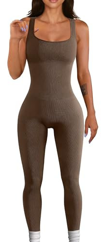 UNIQUEBELLA Damen Jumpsuit Eng, Yoga BH & Leggings Hosen Overall Bodysuit Outfits - Sportkleidung Tights Shape Stretch Sport Outfit Fitness Set