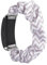 Bracelet de montre en Nylon noir de HAZARA compatible avec Samsung Gear Fit 2/Gear Fit 2 Pro, Bracelet élastique respirable sport-loop avec boucle pour montre
