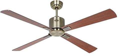 CasaFan ECO NEO III 132 WiFi Deckenventilator - Energiesparender & leiser Ventilator mit hochwertigen Holzflügeln | 6 Geschwindigkeiten inkl Fernbedienung | für Räume bis 25 qm & Schrägen bis 23°