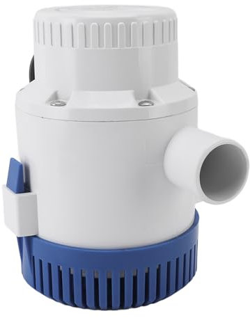 3700 GPH Bilge Pumps 12V & 24V, Boat Marine Plumbing Submersible Electric Bilge Pumps, Marine Electric Rule Bilge Pump, Efficient Low Noise Overheat Prevention (12V)