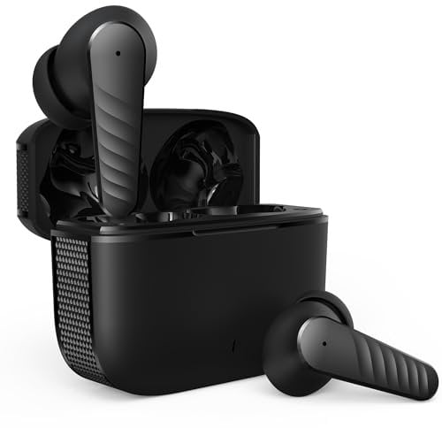 Wireless Earbuds For Samsung Galaxy A55, Bluetooth 5.3 Headphones in Ear with HiFi Stereo Deep Bass, 4 ENC Noise Cancelling Mic Wireless Earphones 30H Playtime, IPX5 Waterproof, USB-C - Black