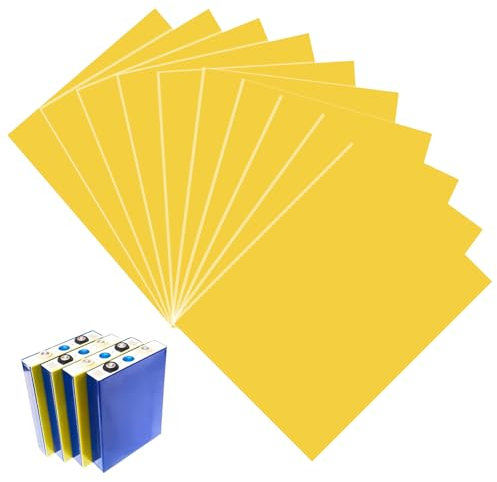 HENGBIRD 10 pièces plaques isolantes, Epoxy Board plaque isolante, 3240 planche isolante pour les packs de batteries de bricolage résistance aux hautes et basses températures(20.3cmx17.2cmx0.05cm)