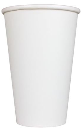 Enpack 500 Stück Kaffeebecher ohne Deckel - 300ml / 12oz Ø 80mm - Einwegbecher - Hitzebeständige To Go Becher - Recycelbar Einwegbehälter für Kaffee/Tee/Kakao - Getränkebecher- Cup