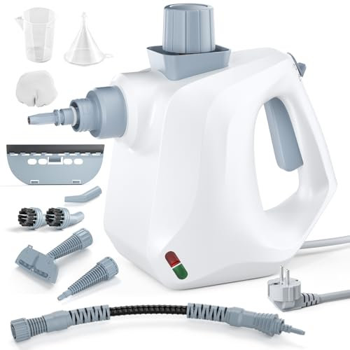 Nettoyeur Vapeur, Nettoyeur Canapé Tissu, Nettoyeur Vapeur Portable Pour La Maison, Multi-usages Avec Verrouillage De Sécurité Avec 10 Accessoires Pour Éliminer La Saleté Et La Graisse, Cuisine, Tapis